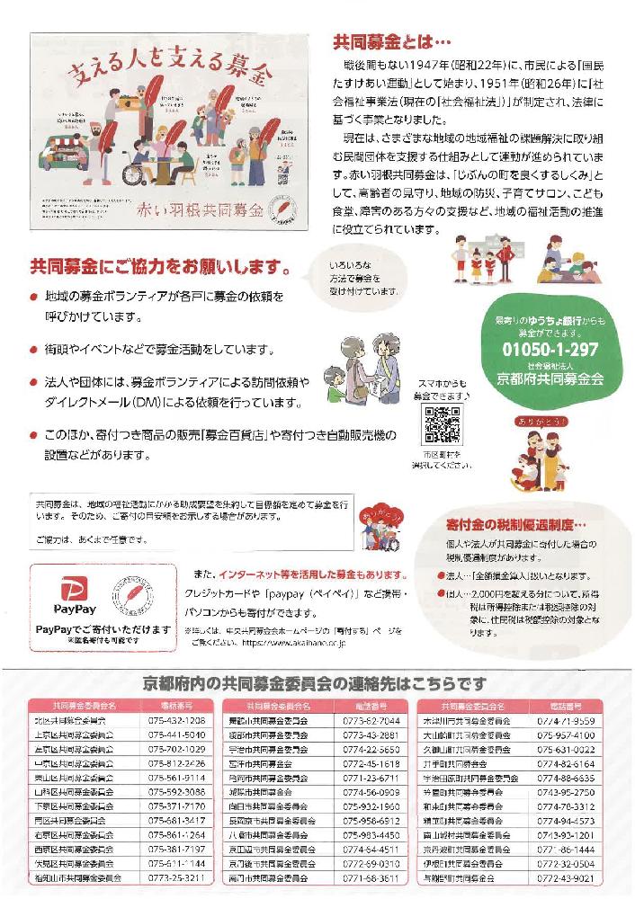 赤い羽根共同募金運動